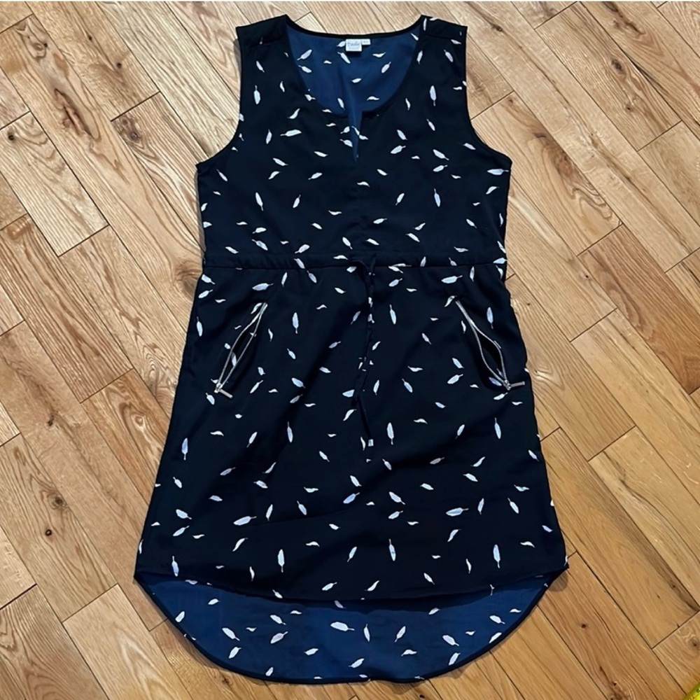 Twik Blue High-Low Sleeveless Sundress